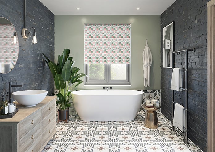 Castillo Velvet, Mystic - Motorised Roman Blind - Image 8